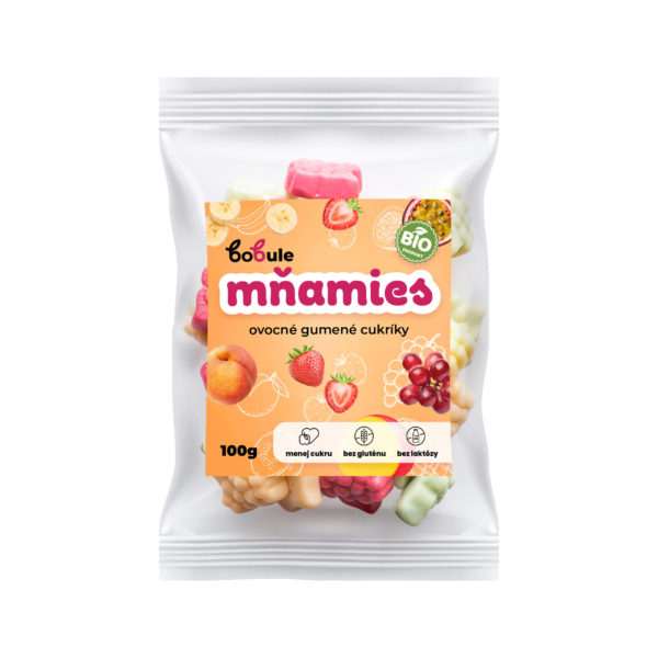 BIO ovocné gumené cukríky Mňamies
