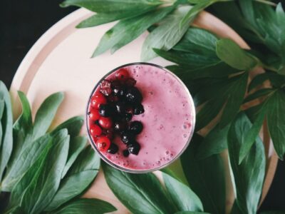smoothie čučoriedka brusnica