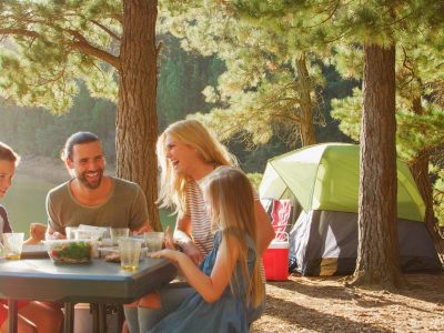 piknik v prírode zdravé občerstvenie
